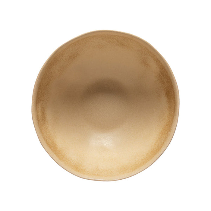 Costa Nova 10.4" Livia Champagne Yellow Round Stoneware Serving Bowl - IOS261-CHM