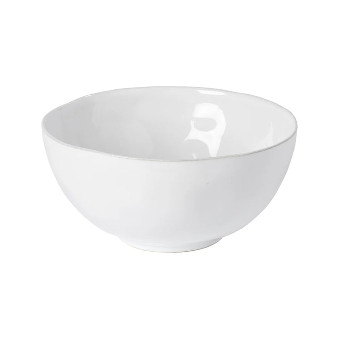 Costa Nova 10.4" Livia White Round Stoneware Serving Bowl - IOS261-WHI