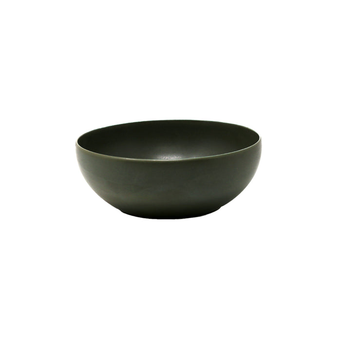 Nella 7.2" Olive Round Deep Porcelain Bowl - 4/Case - ITB03 OL