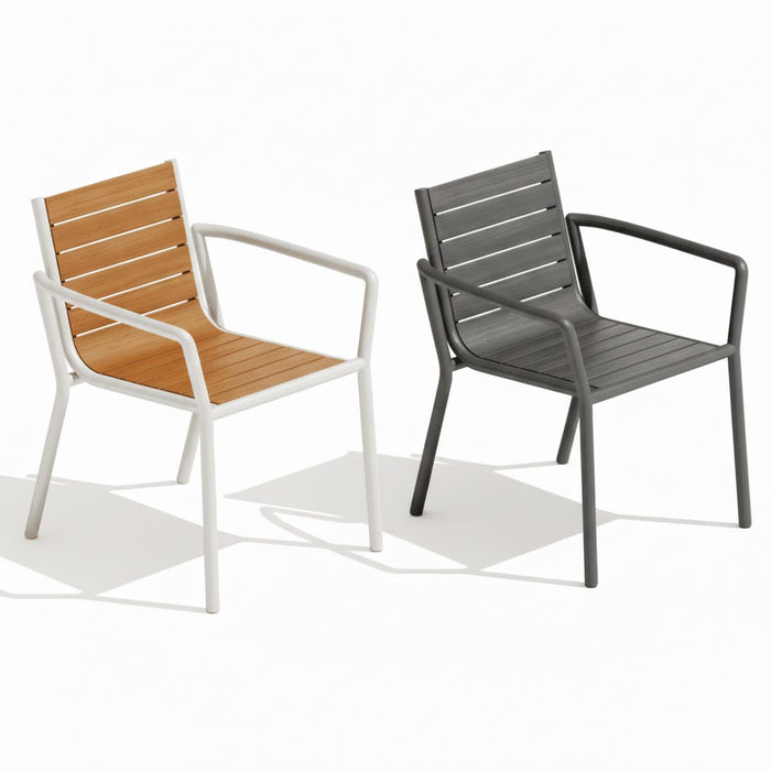 Nella Island Faux Wood Armchair