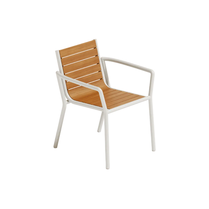 Nella Island Faux Wood Armchair