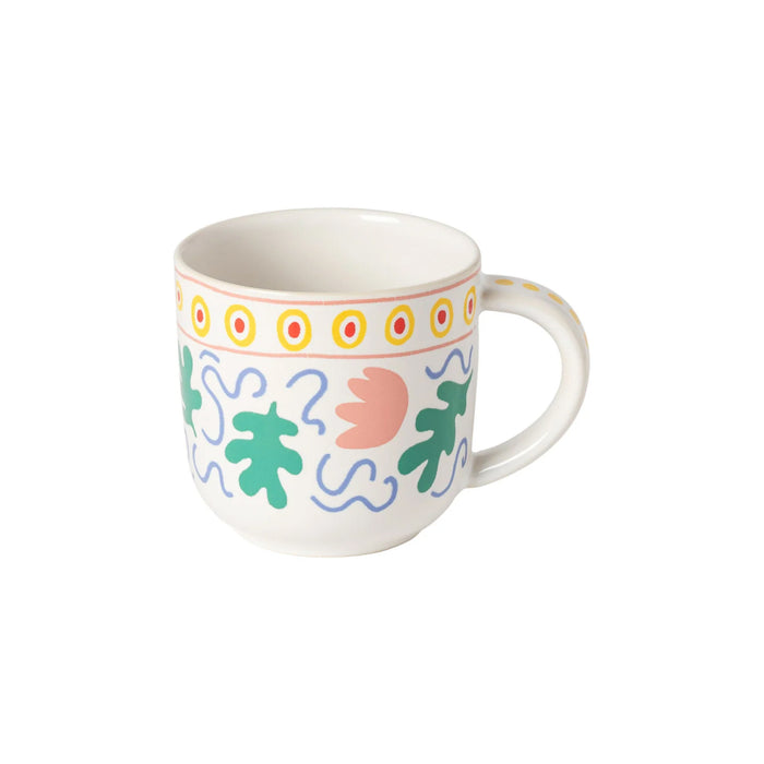 Costa Nova 16.75 Oz. Summer Bliss Tulip Stoneware Mug - JSC143-TUL