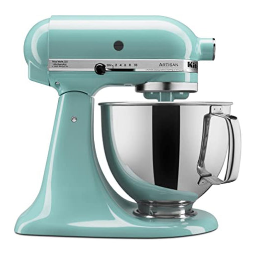 KitchenAid Aqua Sky 5 Qt. Artisan Tilt Head Countertop Stand Mixer - KSM150PSAQ