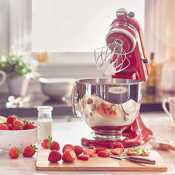 KitchenAid Empire Red 5 Qt. Artisan Tilt Head Countertop Stand Mixer - KSM150PSER