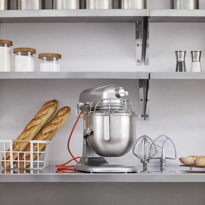 KitchenAid Contour Silver 8 Qt. Commercial Countertop Mixer - KSMC895CU
