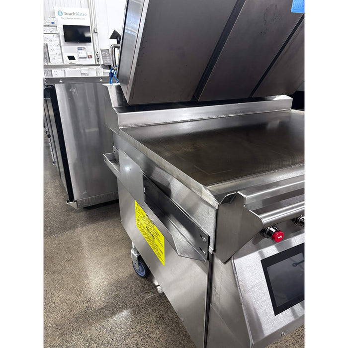 (SHOWROOM MODEL) Taylor L811 36" High-Volume Gas/Electric 3-Platen Commercial Clamshell Griddle