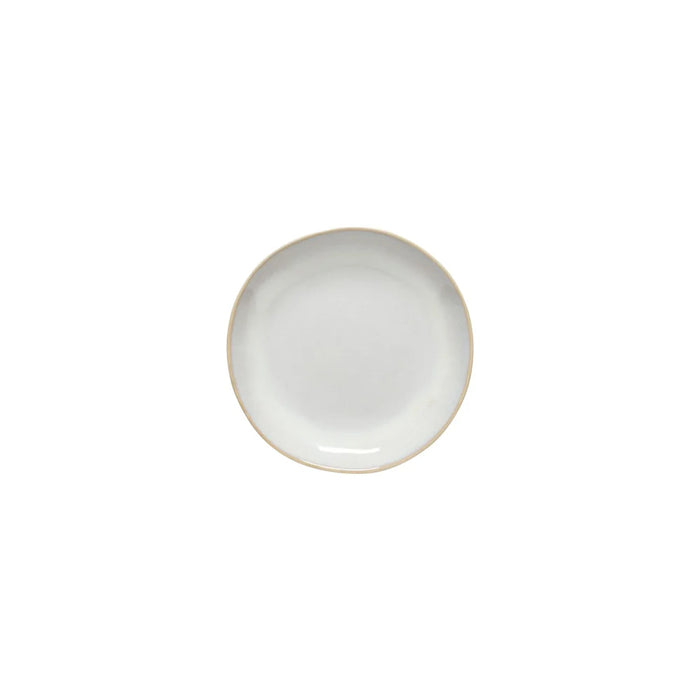 Costa Nova 6" Brisa Salt White Round Stoneware Bread Plate - 6/Case - LNP151-SAL