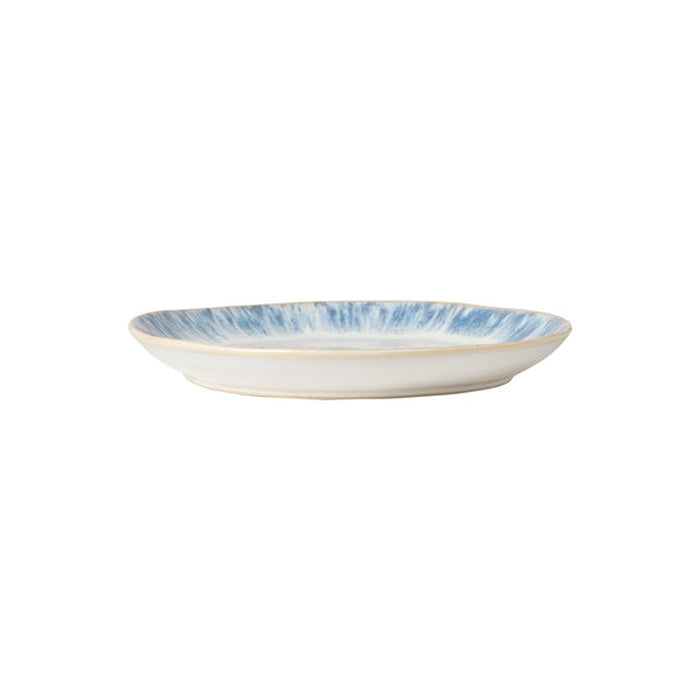 Costa Nova 8.50" Brisa Ria Blue Round Stoneware Salad/Dessert Plate - 6/Case - LNP221-RIA