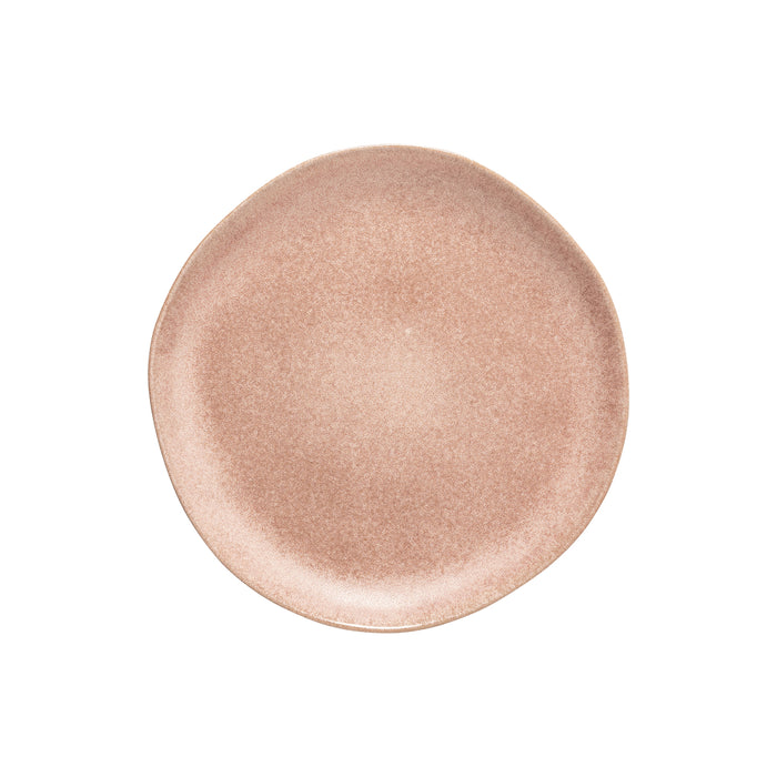 Costa Nova 10.87" Livia Mauve Rose Round Stoneware Dinner Plate - 6/Case - LNP281-PNK