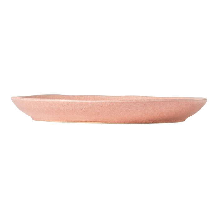 Costa Nova 10.87" Livia Mauve Rose Round Stoneware Dinner Plate - 6/Case - LNP281-PNK