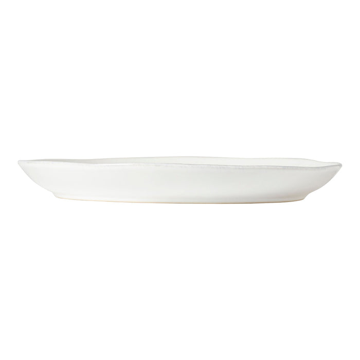 Costa Nova 10.87" Livia White Round Stoneware Dinner Plate - 6/Case - LNP281-WHI