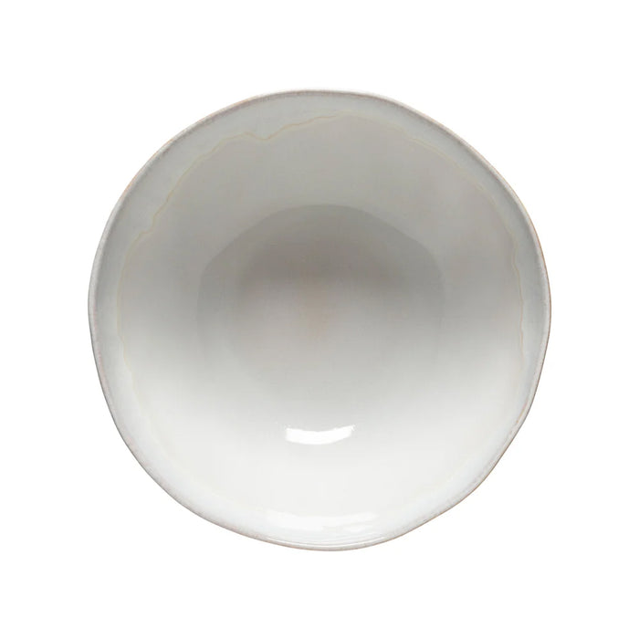 Costa Nova 11.87 Oz. Brisa Salt White Round Stoneware Serving Bowl - LNS281-SAL