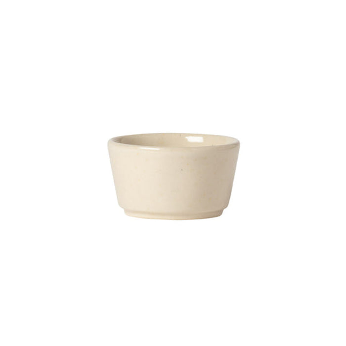Costa Nova 2.25 Oz. Lagoa Stone Beige Round Stoneware Ramekin - 6/Case - LON071-PDR