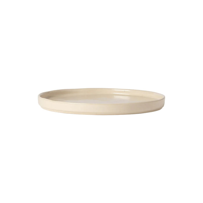 Costa Nova 8.25" Lagoa Stone Beige Round Stoneware Salad/Dessert Plate - 6/Case - LOP211-PDR
