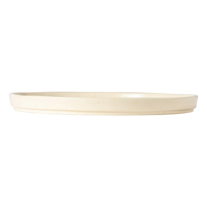 Costa Nova 10.75" Lagoa Stone Beige Round Stoneware Dinner Plate - 6/Case - LOP271-PDR