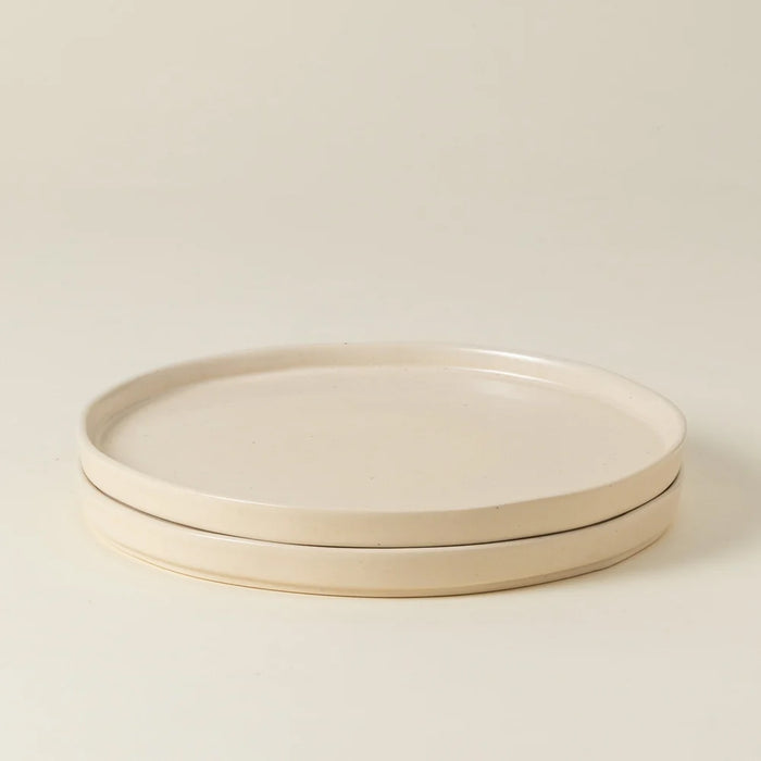 Costa Nova 10.75" Lagoa Stone Beige Round Stoneware Dinner Plate - 6/Case - LOP271-PDR