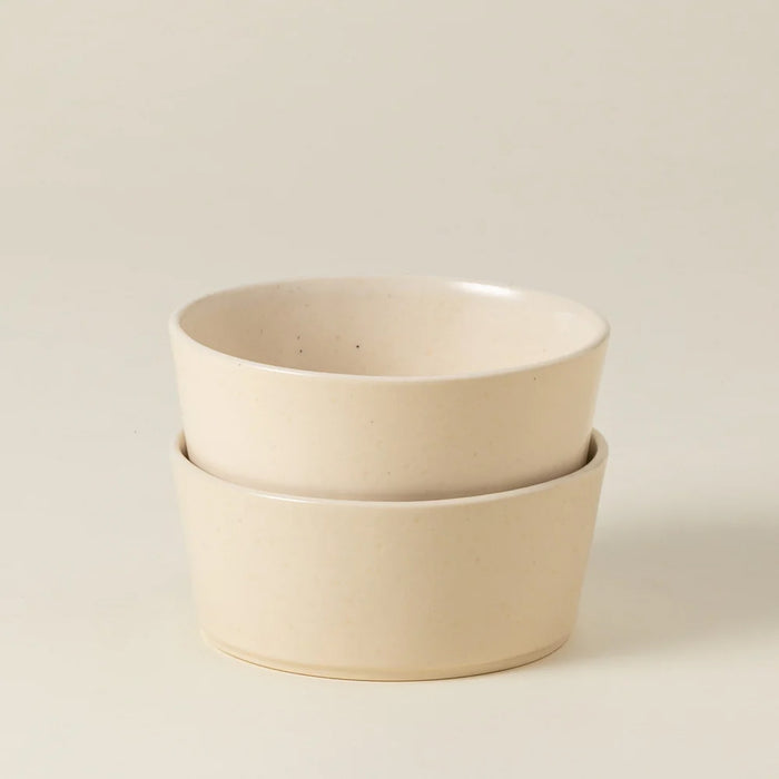 Costa Nova 16.5 Oz. Lagoa Stone Beige Round Stoneware Soup/Cereal Bowl - 6/Case - LOS141-PDR