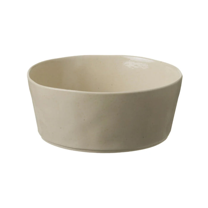 Costa Nova 9.5" Lagoa Stone Beige Round Stoneware Serving Bowl - LOS241-PDR