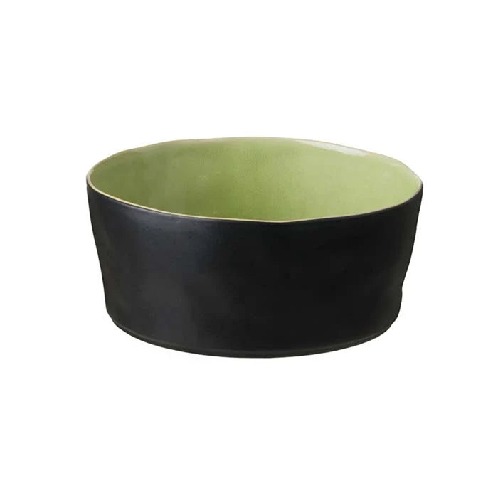 Costa Nova 103.5 Oz. Riviera Fresh Green Round Stoneware Serving Bowl - LOS241-VRF