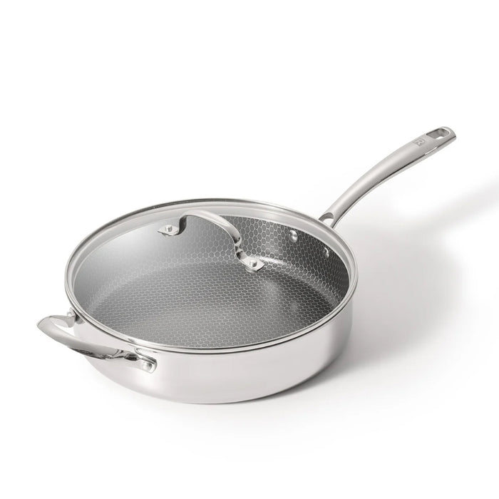 Ricardo 11" Tri-Ply Deep Frying Pan with Lid - 0622750020000