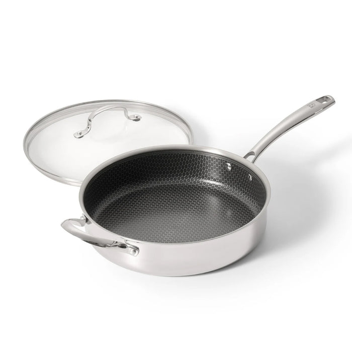 Ricardo 11" Tri-Ply Deep Frying Pan with Lid - 0622750020000
