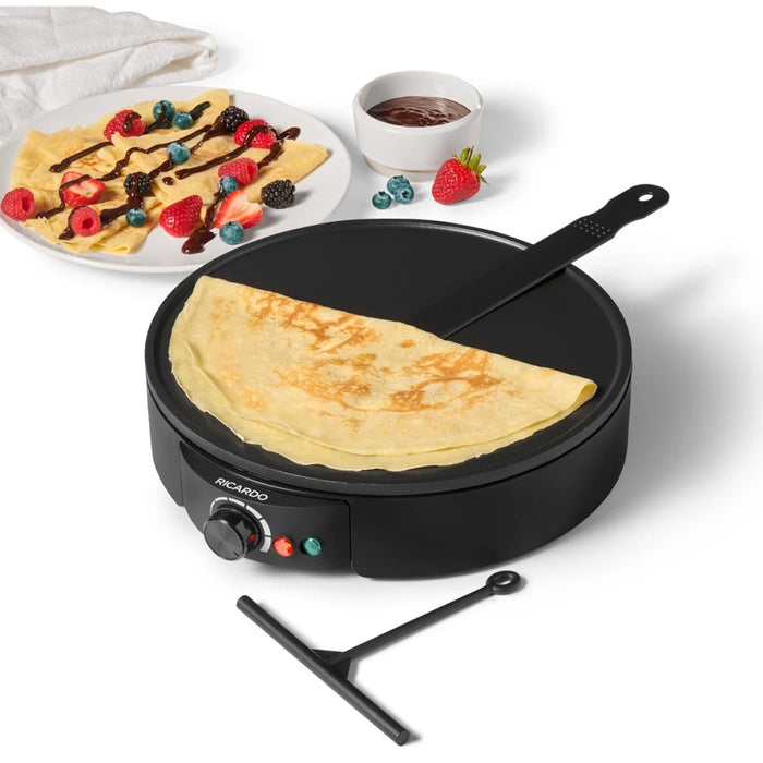 Ricardo 12" Electric Crepe Maker - 120 V - 0634640040000