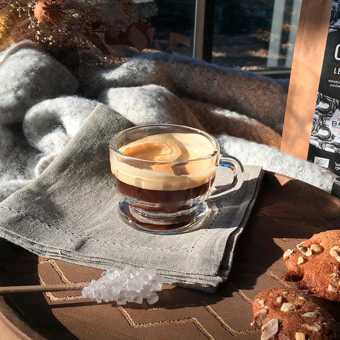 La Rochere 3.4 Oz. Flore Glass Espresso Cup - 6/Case - 643501