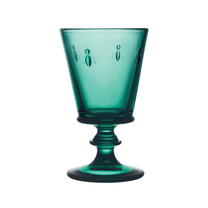 La Rochere 8 Oz. Bee Emerald Wine Glass - 6/Case - 611003
