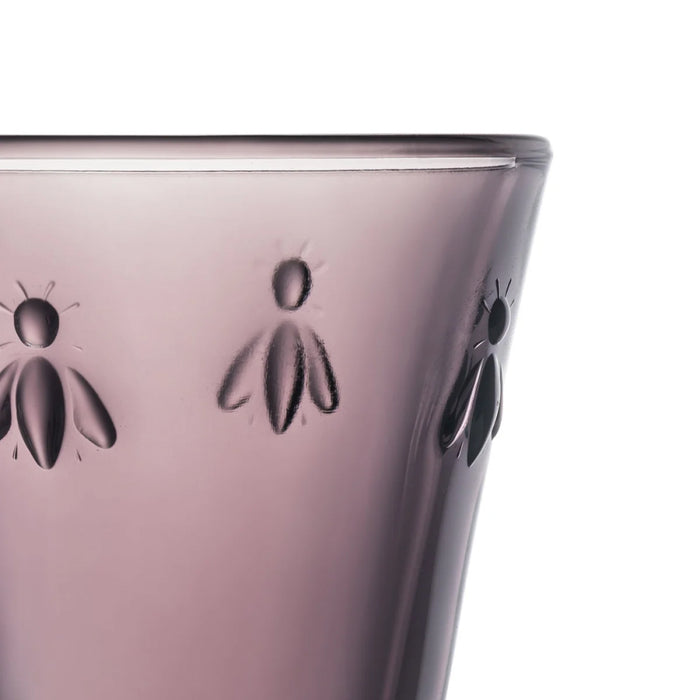 La Rochere 9 Oz. Bee Eggplant Tumbler Glass - 6/Case - 612108