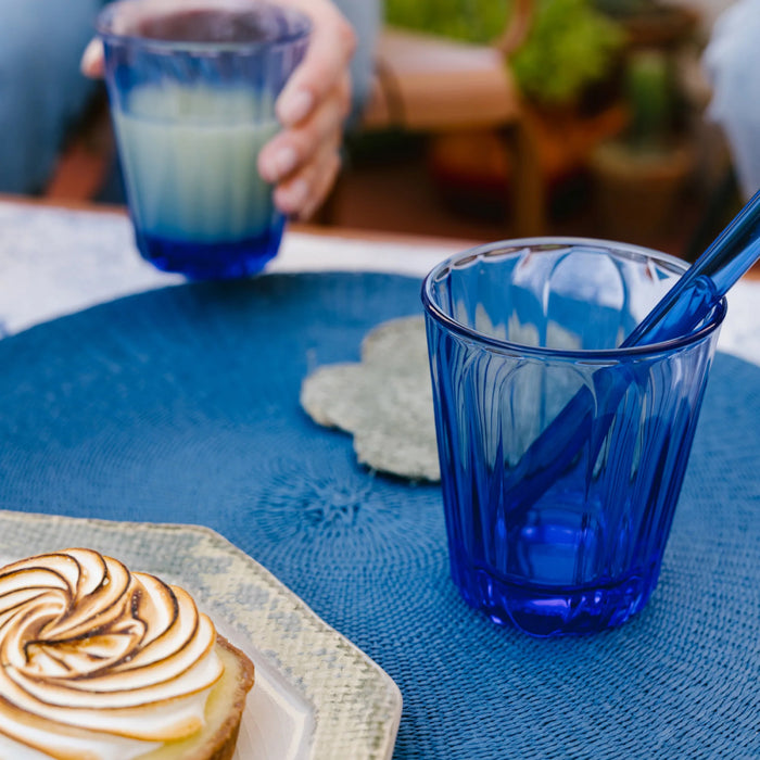 La Rochere 9.5 Oz. Onde Cobalt Blue Tumbler Glass - 6/Case - 648963