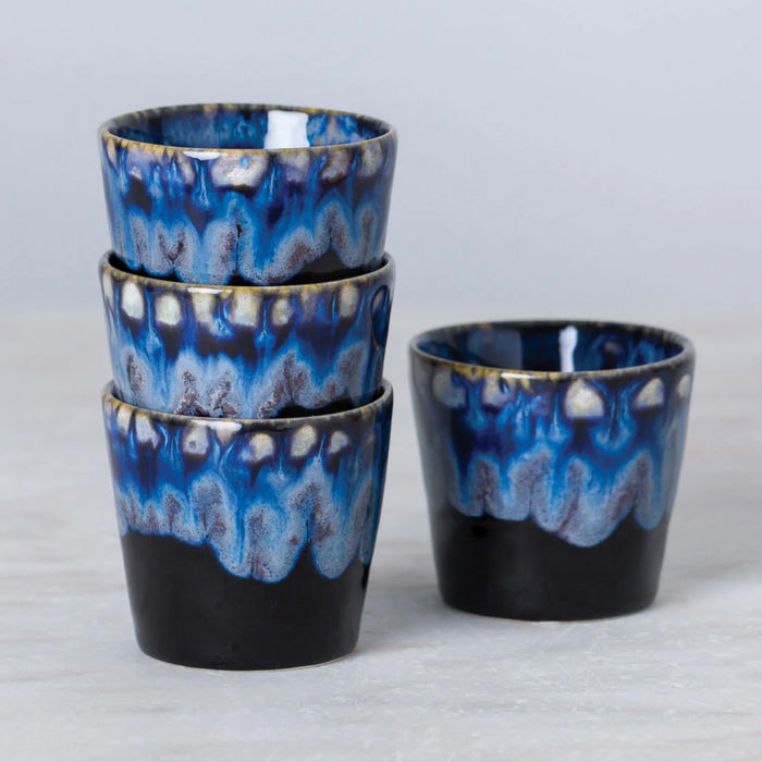 Costa Nova 2.4 Oz. Grespresso Black Stoneware Espresso Cup - LSC061-BLK