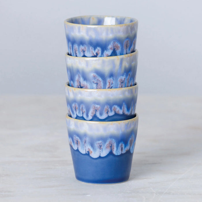 Costa Nova 2.4 Oz. Grespresso Denim Stoneware Espresso Cup - LSC061-DEN