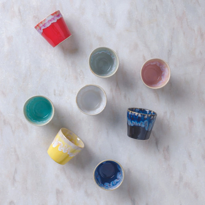 Costa Nova 2.4 Oz. Grespresso Turquoise Stoneware Espresso Cup - LSC061-TRQ