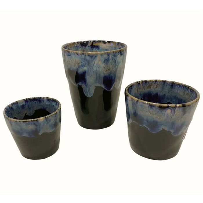 Costa Nova 12.6 Oz. Grespresso Black Stoneware Mocha Tumbler - LSC122-BLK