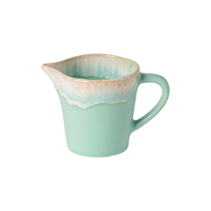 Costa Nova 6.8 Oz. Grespresso Aqua Blue Stoneware Creamer - LSZ131-AQA