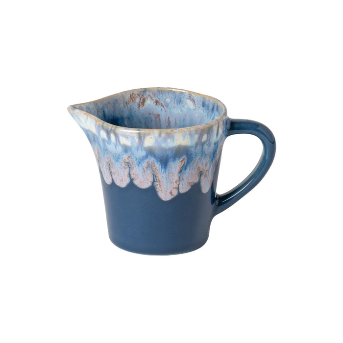 Costa Nova 6.8 Oz. Grespresso Denim Blue Stoneware Creamer - LSZ131-DEN