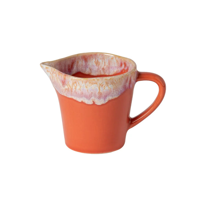 Costa Nova 6.8 Oz. Grespresso Sunset Red Stoneware Creamer - LSZ131-SNR