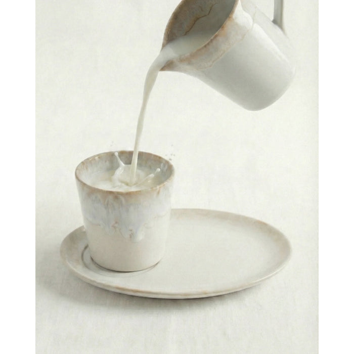 Costa Nova 6.8 Oz. Grespresso White Stoneware Creamer - LSZ131-WHI