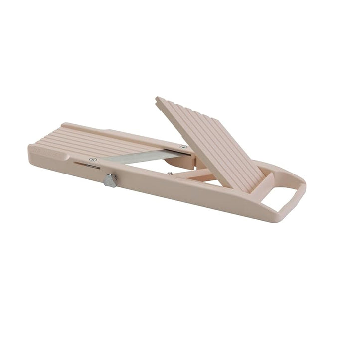 Benriner Classic 13" Small Japanese Mandoline with 3 Blades and Finger Guard - Ivory - BN-1-IV