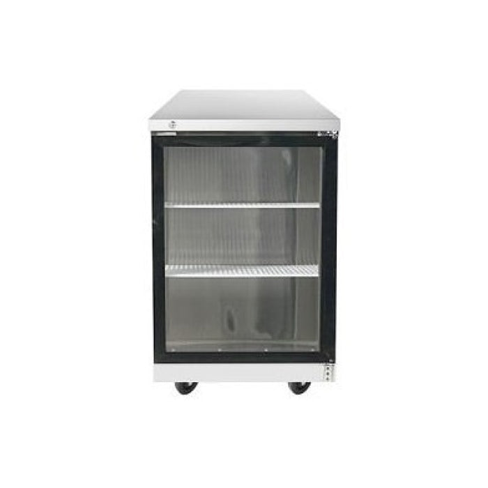 Atosa MBB23GGR 23" Glass Door Back Bar Cooler - 8.2 Cu. Ft.