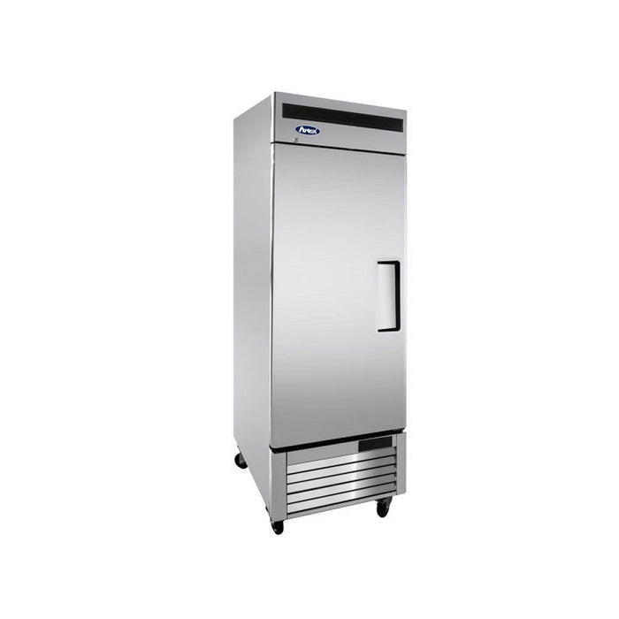 Atosa MBF8505GRL 27" Bottom Mount Left-Hinged Solid Door Reach-In Refrigerator - 19.1 Cu. Ft.