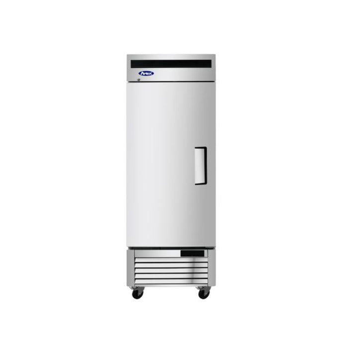 Atosa MBF8505GRL 27" Bottom Mount Left-Hinged Solid Door Reach-In Refrigerator - 19.1 Cu. Ft.