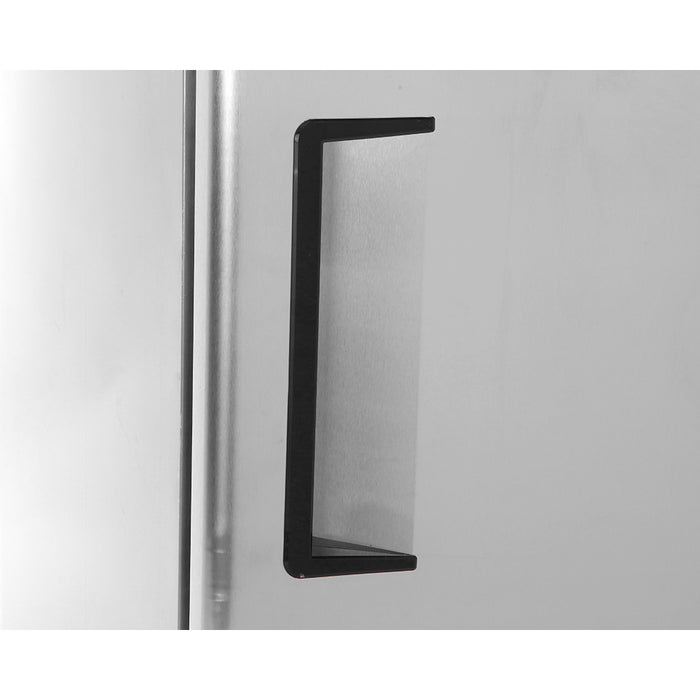 Atosa MBF8010 28" Top Mount Solid Half 2-Door Reach-In Refrigerator - 21.4 Cu. Ft.