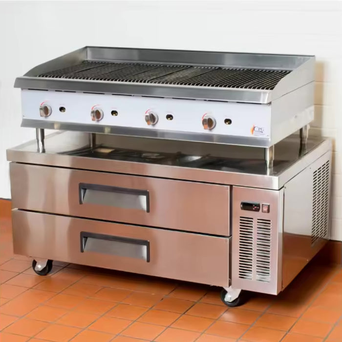 Econocold 60" 2-Drawer Refrigerated Chef Base - 12.7 Cu. Ft. - CB60-HC