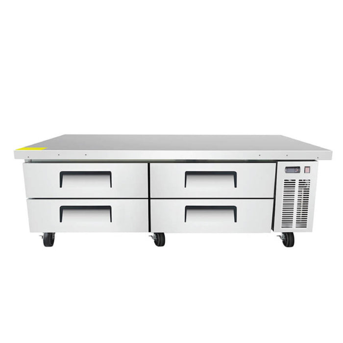 Econocold 72" 4-Drawer Refrigerated Chef Base - 15 Cu. Ft. - CB72-HC