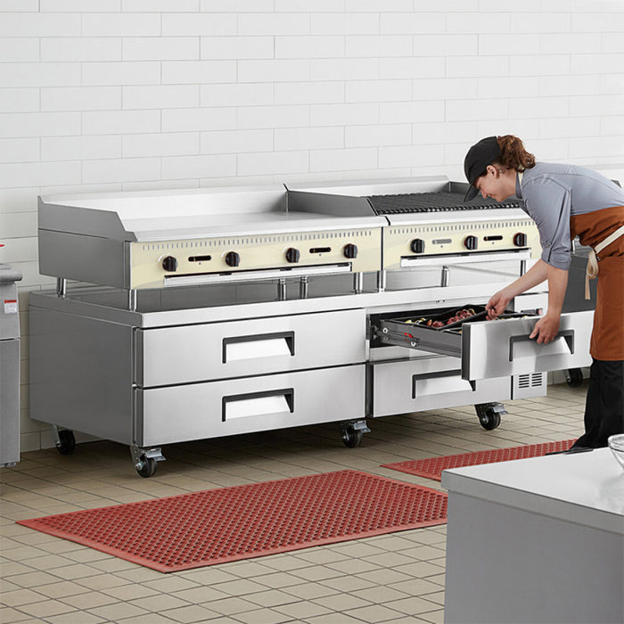 Econocold 84" 4-Drawer Refrigerated Chef Base - 19 Cu. Ft. - CB84-HC