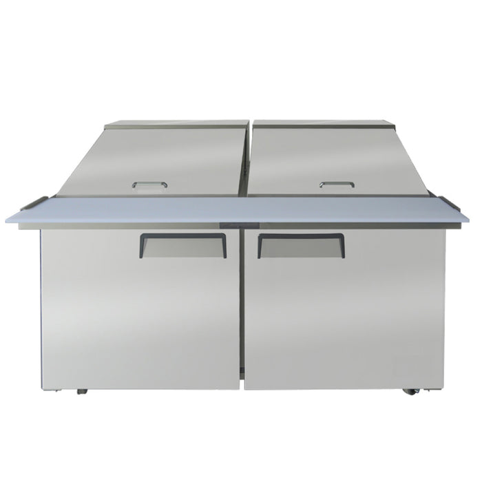 Econocold 60" 2-Door Refrigerated Mega Top Salad Prep Table - SCLM2-60-HC