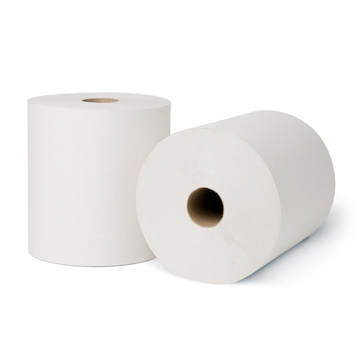 Merfin 7850W 800' Roll 1-Ply White Paper Towel - 6/Case