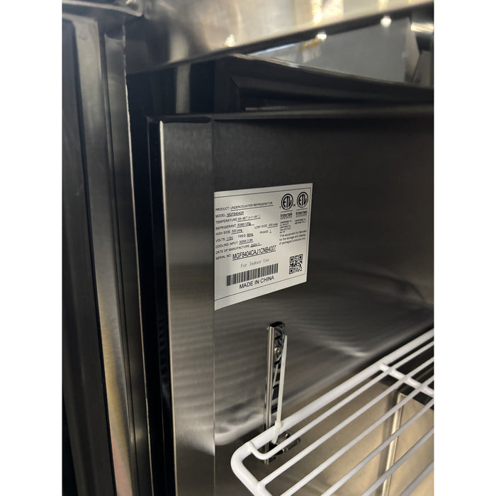 (USED) Atosa MGF8404 72" 3 Door Undercounter Refrigerator - 21.13 Cu. Ft.