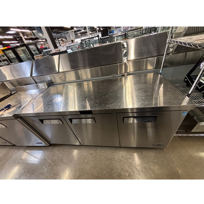 (USED) Atosa MGF8404 72" 3 Door Undercounter Refrigerator - 21.13 Cu. Ft.